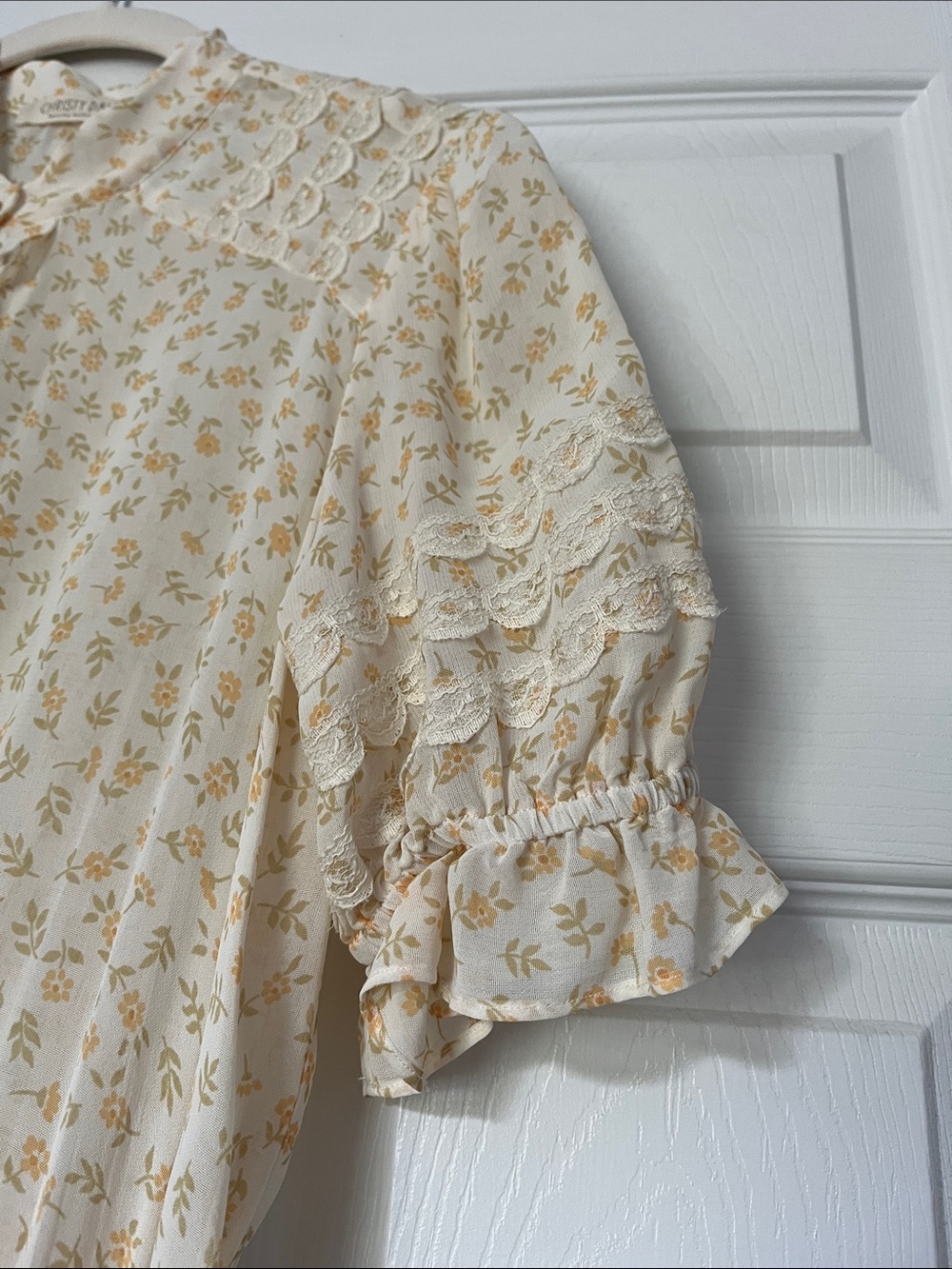 🎀Christy Dawn ELLE🎀Floral Tiered Maxi Dress! EUC! XS! RARE! - Picture 6 of 11